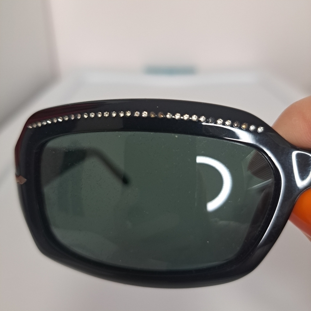Persol Stardust Swarovski Crystal Sunglasses Black - Picture 8 of 9